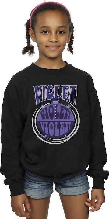 Produktbild Willy Wonka & the Chocolate Factory Violet Turning Violet Sweatshirt Mädchen (152, 158)