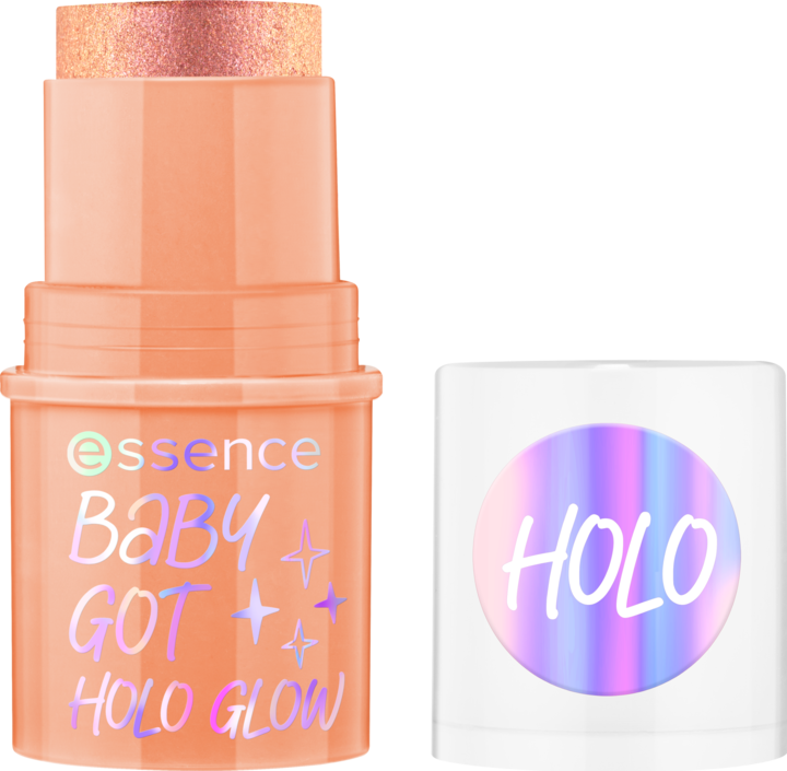 Image du produit essence BABY GOT HOLO GLOW bâton de surligneur (10 Holy Apricotly, Highlighter, 5 g)