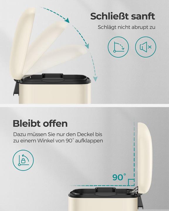 Image du produit Songmics Poubelle (30 l)