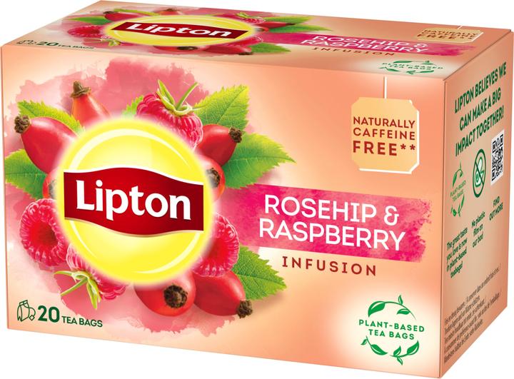 Actual product image Lipton Roseship & Raspberry (60 g)