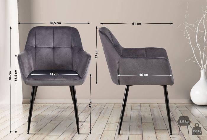 Actual product image Swisshandel24 Set of 2 Emia velvet