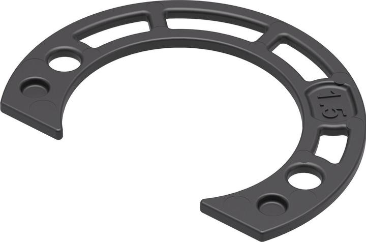 Actual product image Italiana Ferramenta KIMANA SKIN spacer plate for flap hinge, height 1.5 mm (1 pcs.)