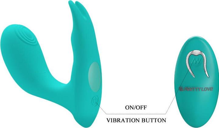 Produktbild Pretty Love Idabelle Vibration & Pulsation Fernbedienung Blau