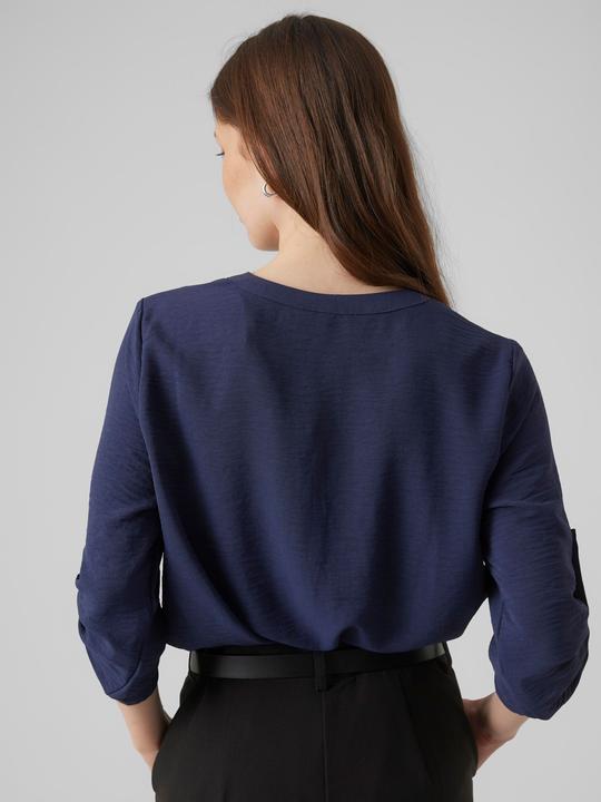 Actual product image Vero Moda Fold-up blouse with 3/4 sleeves (XS)