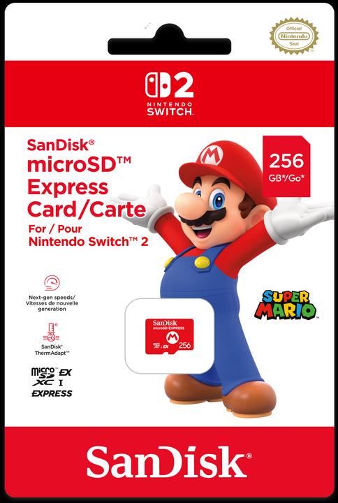 Produktbild Nintendo SanDisk microSD Express Card (256 GB, microSDXC, U3, UHS-I)