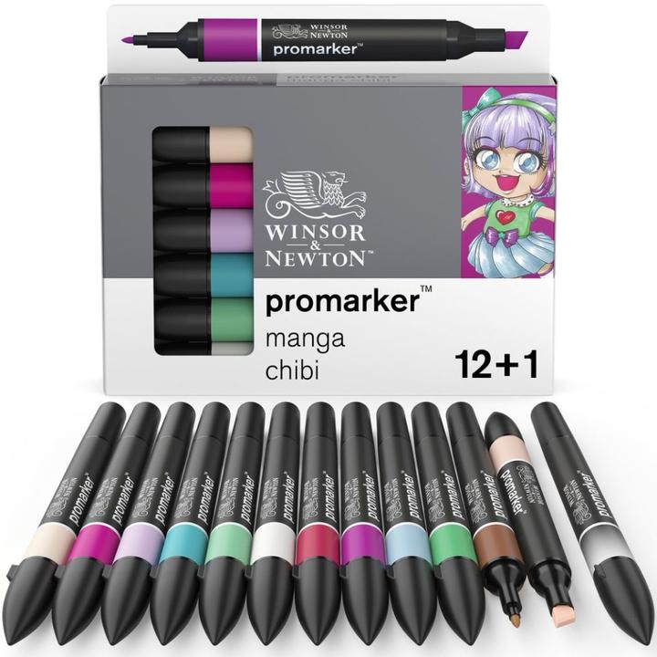Immagine prodotto Winsor & Newton 884955070666 (Blu, Grigio, Beige, Marrone, Pink, Rosso, Verde, Viola, 13 x)