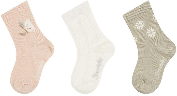 Immagine prodotto Sterntaler Socken 3er Set Vogel Zartrosa Gr. 23-26 (confezione da 3, 23 - 26)