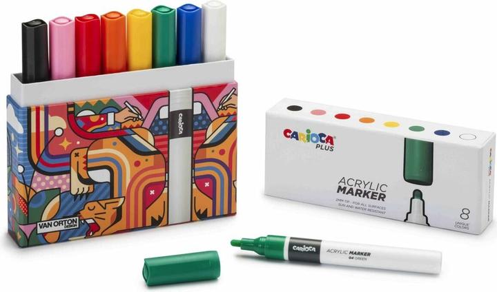 Produktbild Carioca Plus - Acrylic markers, 8 pcs (809309) (8x)