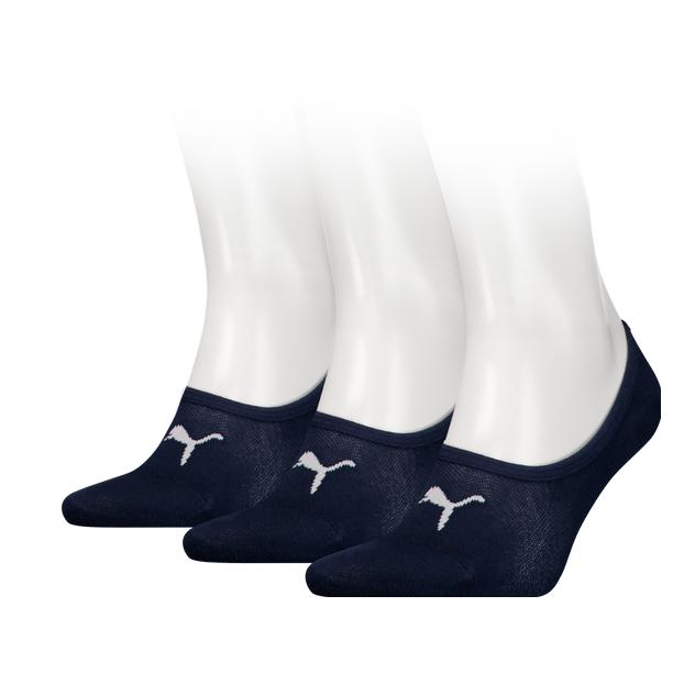 Puma, Socken, Footie, Blau, (3er Pack, 43 - 46)