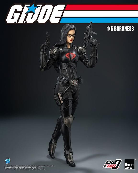 Produktbild ThreeZero G.I. Joe FigZero Actionfigur 1/6 Baroness 30 cm