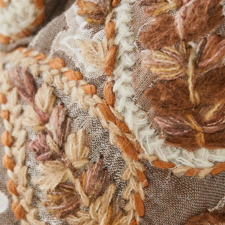 Image du produit Loberon Écharpe plenum marron/blanc