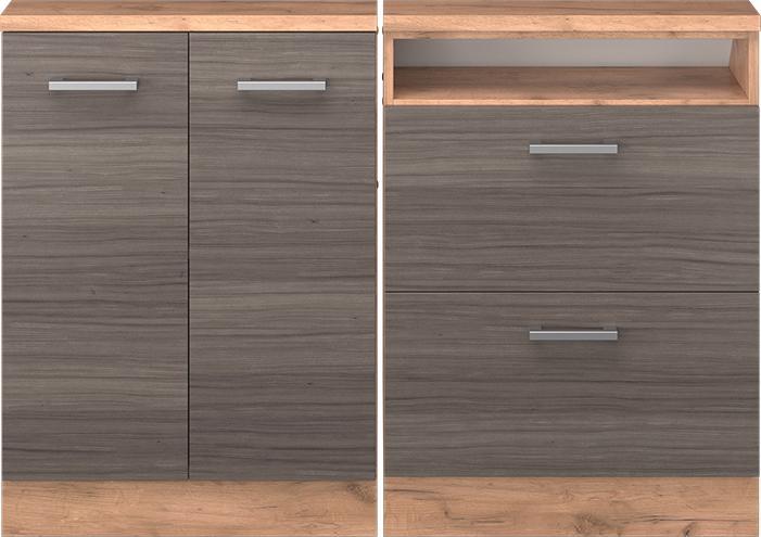 Produktbild Vicco Küchenschrank für Dachschrägen R-Line (120 x 46 x 81.60 cm)