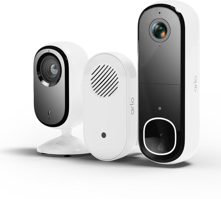Arlo Bundle Essential 2K Indoor 1-cam + ESSENTIAL 2 Video Doorbell 2K With Chime V2 BNDL (1920 x 1080 Pixels)