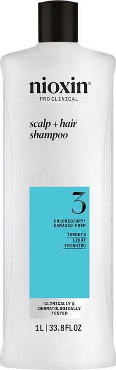 Produktbild Nioxin Cleanser Shampoo 3 (1000 ml, Flüssiges Shampoo)