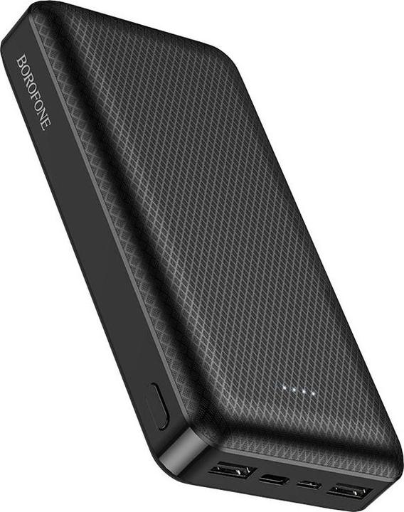 Image du produit Borofone External battery Power Bank BJ3A Type-C microUSB 2 * USB (2A) 20000mAh black (20000 mAh)