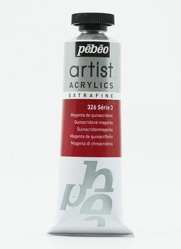 Produktbild Pebeo Artist Acrylics Extrafein Acrylfarben (Quinacridonmagenta, 37 ml)