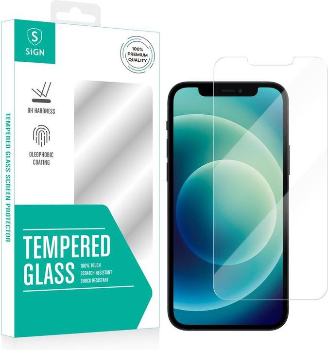 SIGN Screen Protector Tempered Glass for iPhone 12/12 Pro (Apple iPhone 12)