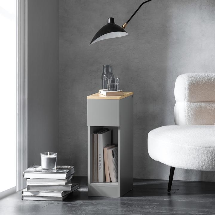Actual product image SoBuy Bedside table with drawer (20 x 60 x 35 cm)