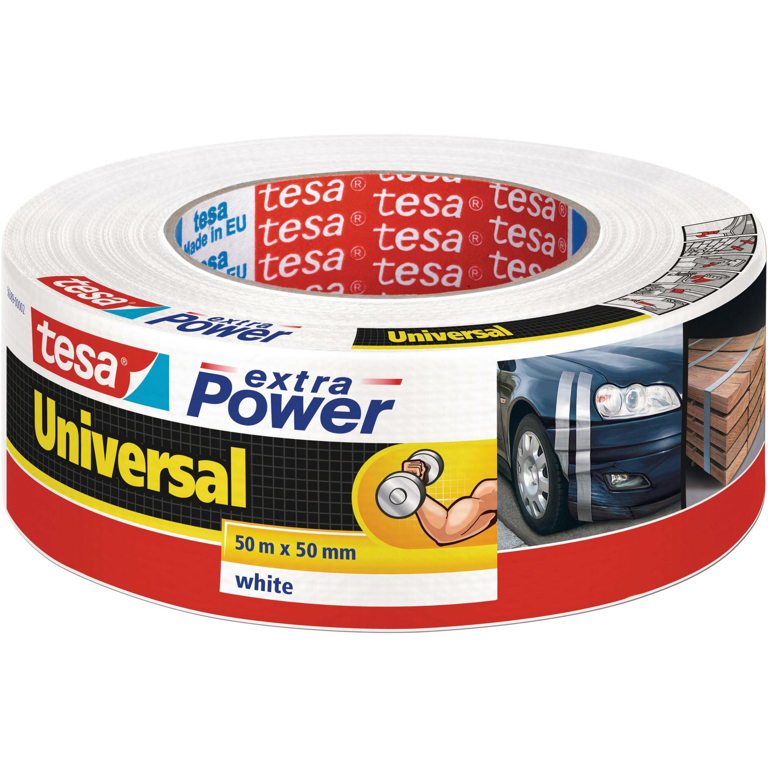 tesa, Klebeband, EXTRA POWER UNIVERSAL Gewebeband, gewebeverstärktes Ductape (50 mm)