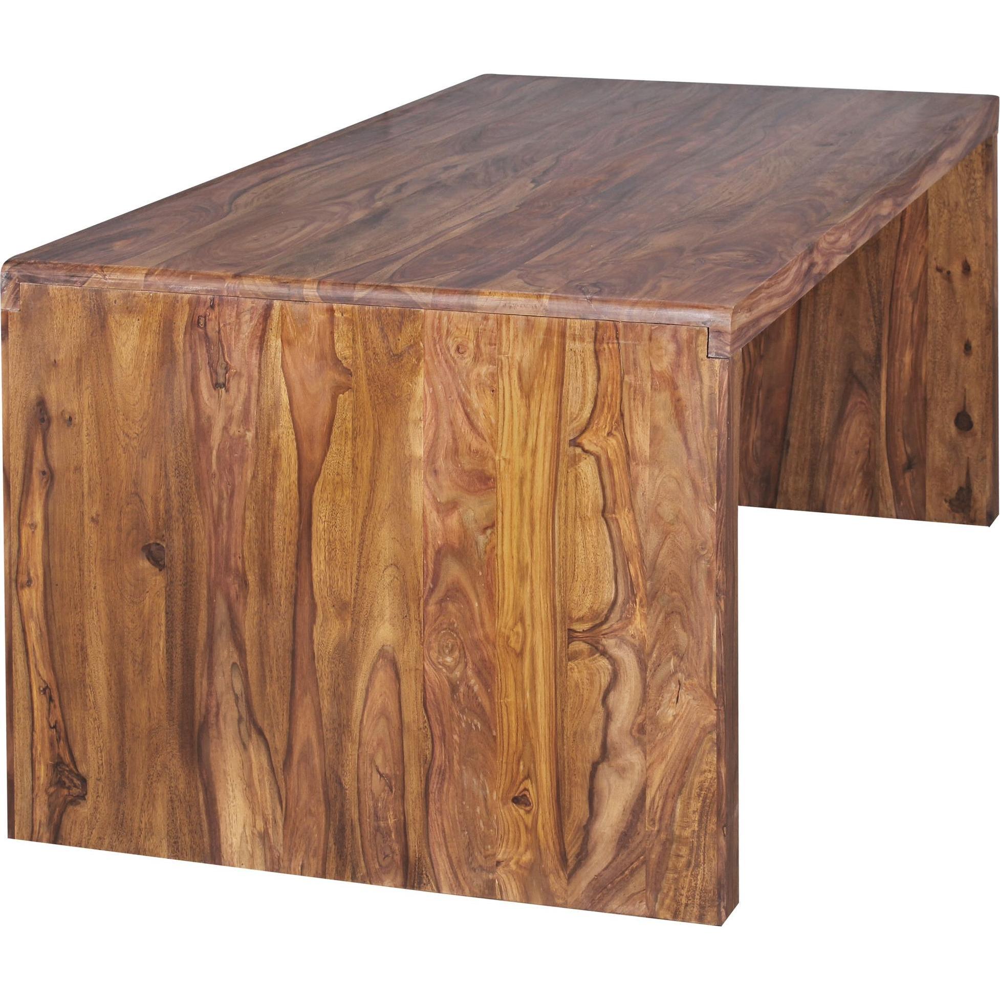 FineBuy, Schreibtisch, Schreibtisch Braun (180 x 76 x 90 cm)