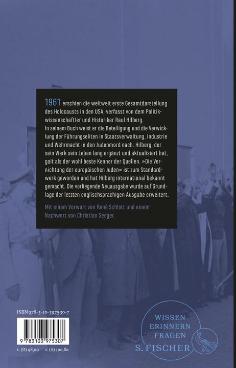 Actual product image Die Vernichtung der europäischen Juden (German, Christian Seeger, Harry Maor, Raul Hilberg, René Schlott, Thomas Bertram, Walle Bengs, Wilfried Szepan, 2023)