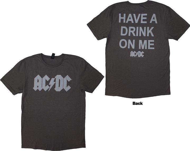 Actual product image AC/DC Have A Drink On Me Back Print (L)