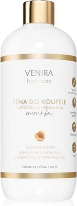 Venira Badeschaum mit Calendula und Kamille Aprikosenduft 500 ml (500 ml)