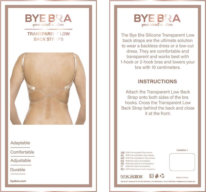 Produktbild Bye Bra Low Back Strap (Einzelpack, One Size)