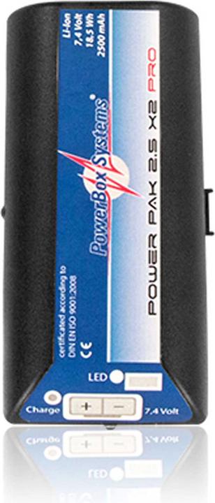 Productafbeelding Powerbox Systems PowerPak 2,5X2 PRO 2500 mAh 7,4V (7.40 V, 2500 mAh)