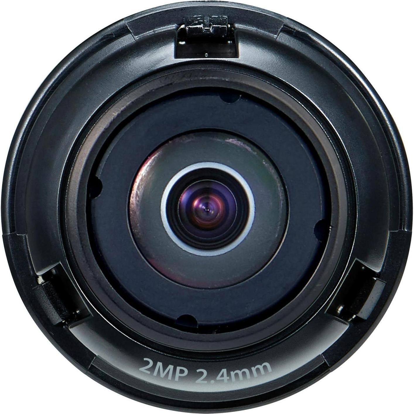 Hanwha Objektiv SLA-2M2400P 2.4-2.4 mm Manuell C, Netzwerkkamera, Schwarz