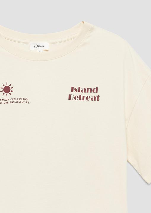 Produktbild s.Oliver Oversized Baumwoll-T-Shirt mit Print (40)