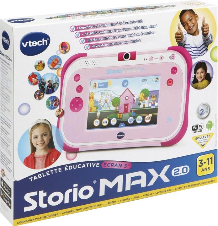 Image du produit VTech Storio Max 2.0 rose (Français, 4 - 11 Années)