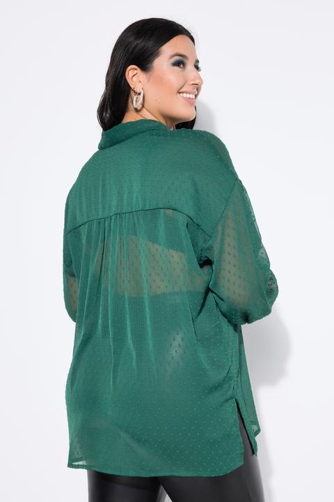 Produktbild Studio Untold Bluse, oversized, Chiffon mit Struktur, Langarm (58)