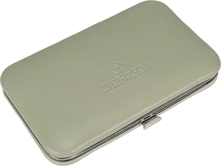 Immagine prodotto Windrose 803665.14 - Astuccio per manicure 4 pezzi Merino Moda salvia