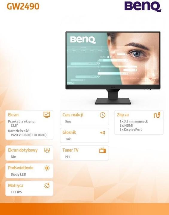 Image du produit BenQ GW2490 (1920 x 1080 pixels, 23.80")