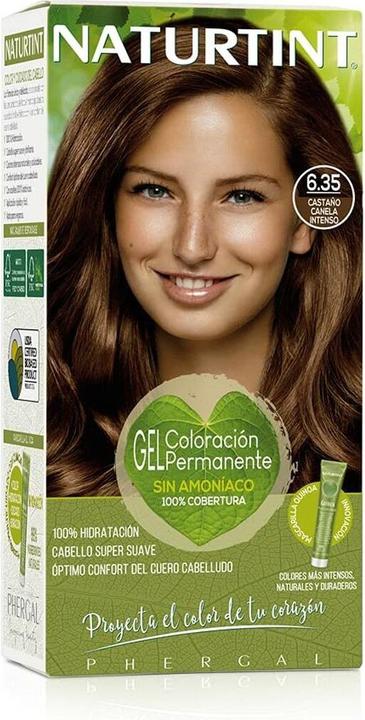 Actual product image Naturtint Ink Pelo Natural Ink 6,35n Casta?o Canela Intenso (6.35 Intense cinnamon brown)