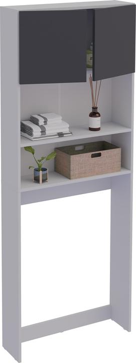 Image du produit VCM Waschmaschinenschrank | Praktischer Überbauschrank mit viel Stauraum | Masse ca. B. 70 x H. 182 x T.