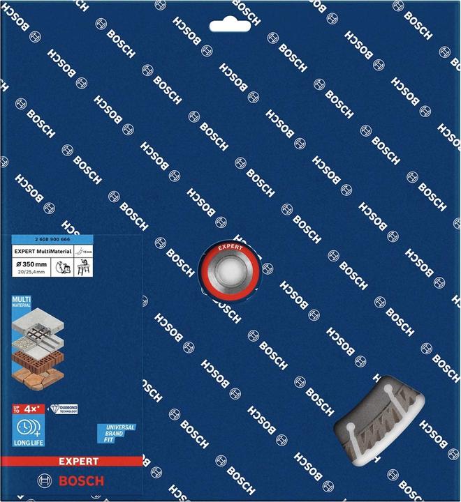 Actual product image Bosch Professional Zubehör EXPERT MultiMaterial diamond cutting discs, 350 x 20/25,40 x 3.3 x 15 mm