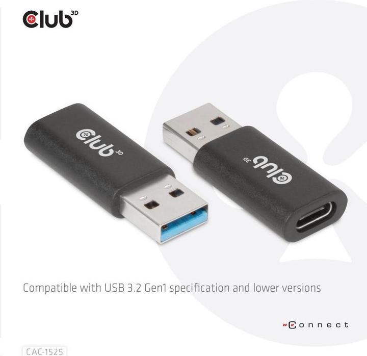 Produktbild Club 3D USB Typ-A zu