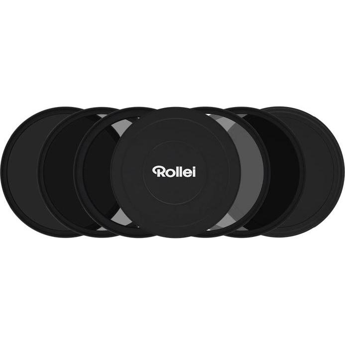 Rollei F:X Pro Magn. MK II ND Set (77 mm, ND- / Graufilter, 77 mm), Objektivfilter, Schwarz