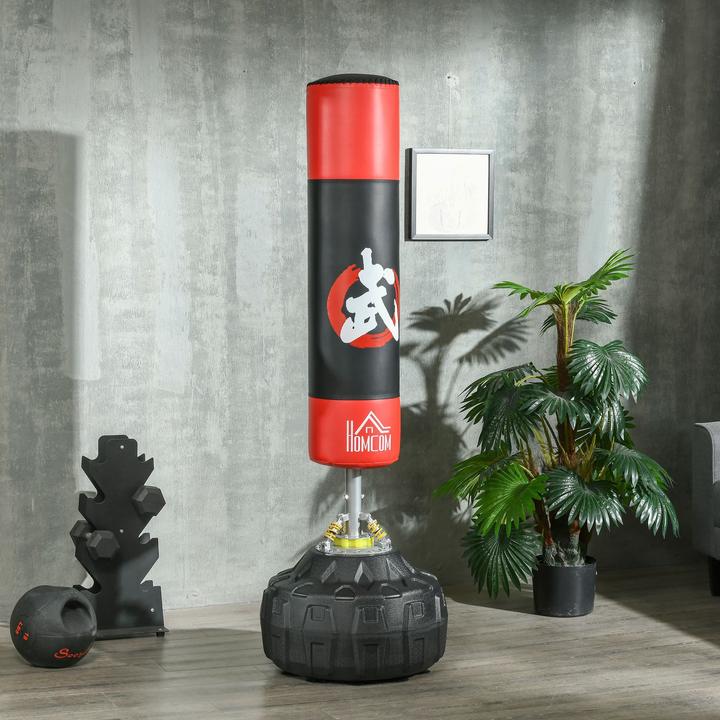Immagine prodotto Homcom Sacco da boxe in piedi con supporto per pneumatici (60 cm, 10 kg)