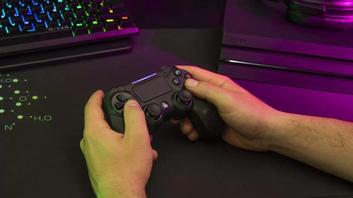 Actual product image The G-Lab K-Pad Thorium PS4 Bluetooth Gamepad Schwarz (PC, PS4)