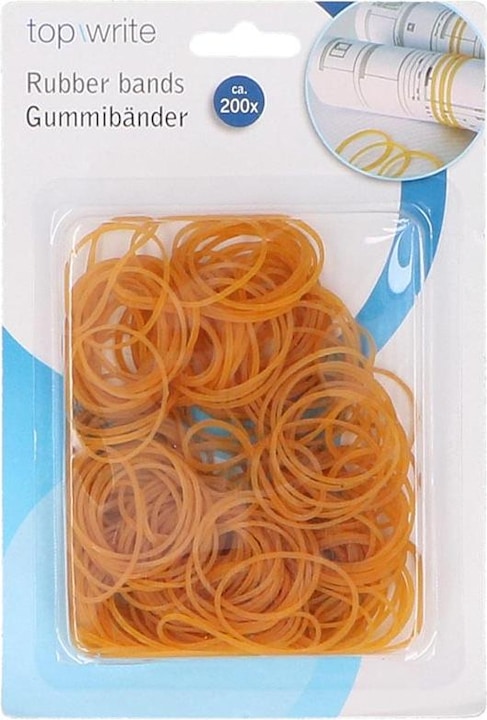 Topwrite Elastic Bands Natural 200pcs (200 pcs.)
