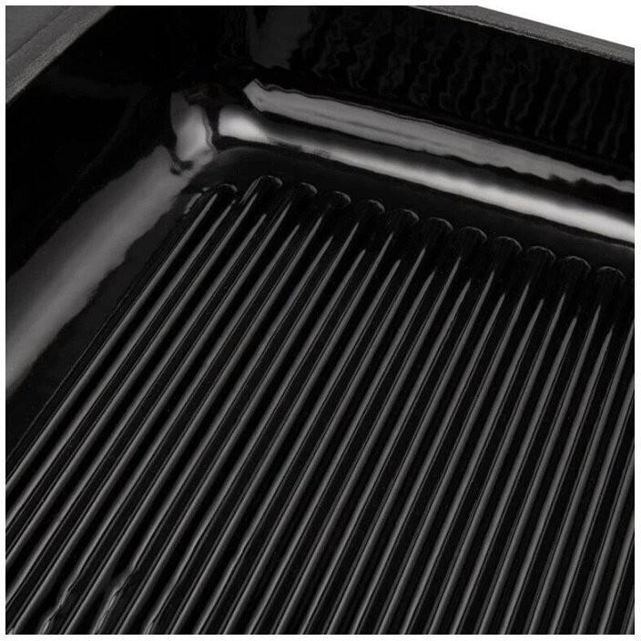 Actual product image Boretti Solido Rectangular Grill/Dish cast iron - All heat sources