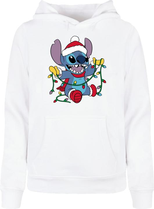 Produktbild Absolute Cult Ladies Lilo And Stitch - Christmas Lights Basic Hoody - 114337 (L)
