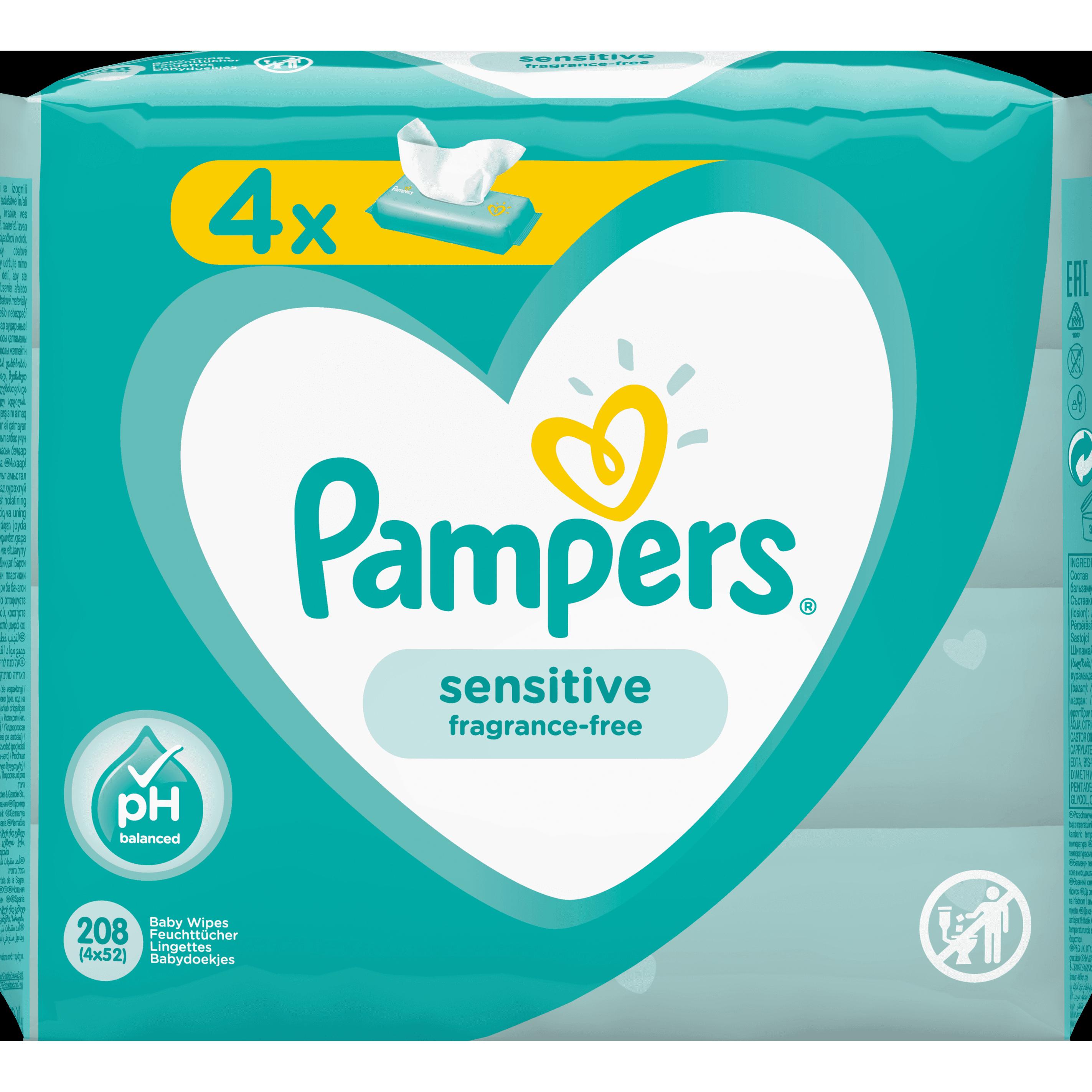 Pampers Sensitive (208 Stück)