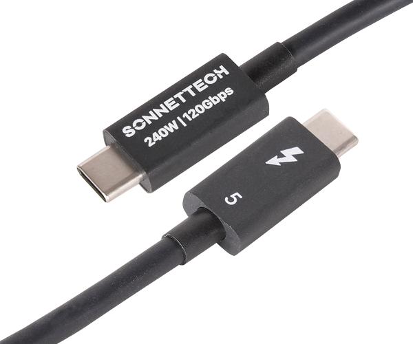 Sonnet Cable, Thunderbolt 5, 1.0M Black (1 m)