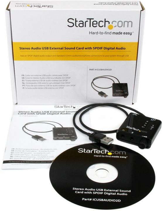 Produktbild StarTech Icusbaudio2d (USB)