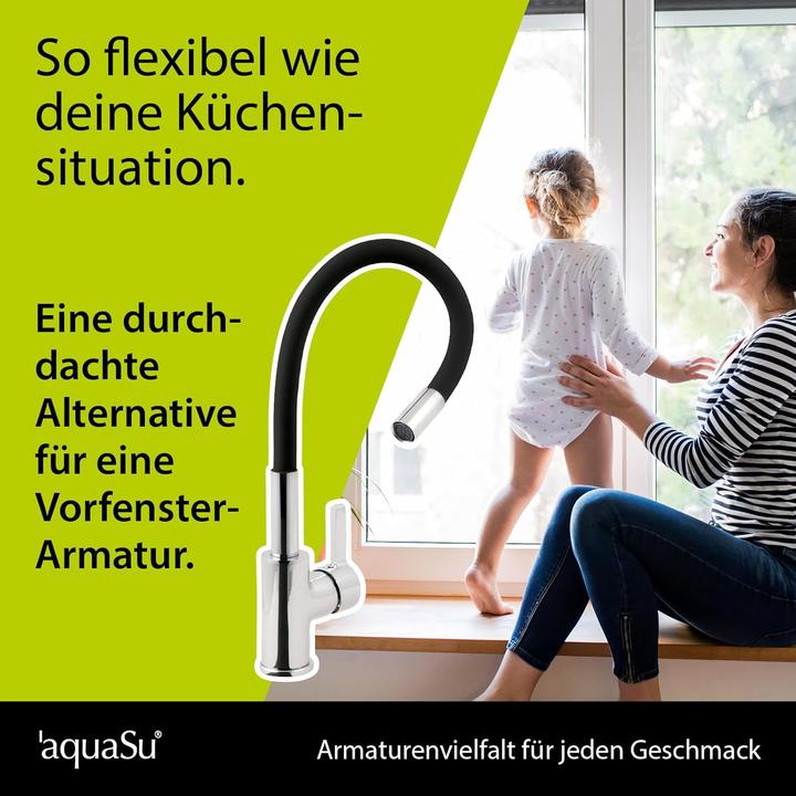 Actual product image AquaSu Küchenarmatur Lago Multi 2.0 mit Wassersparfunktion