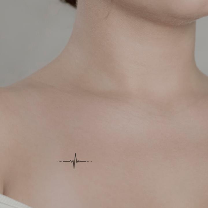 Produktbild minink Temporäres Tattoo – Herzschlag